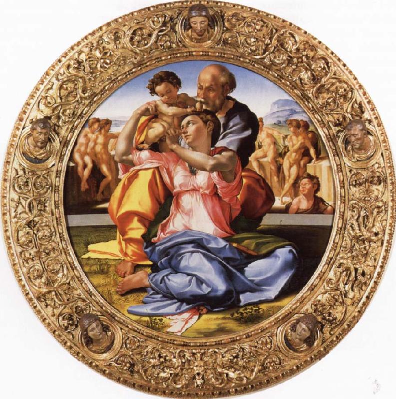 Michelangelo Buonarroti Holy Family oil painting image